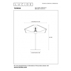 YUNKAI LAMPA STOŁOWA 10513/40/72  LUCIDE